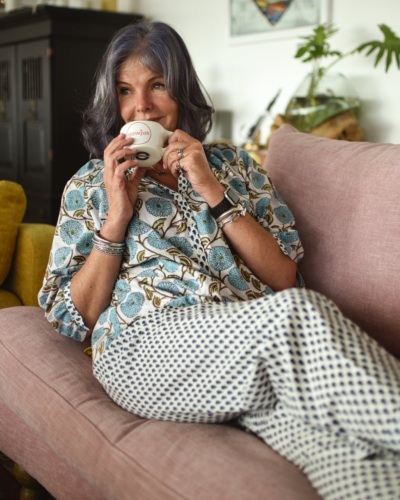 French Pyjamas - Blue Rose - Gawjus New Zealand