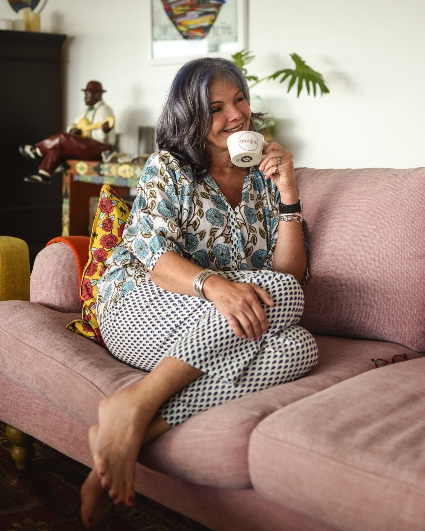 French Pyjamas - Blue Rose - Gawjus New Zealand