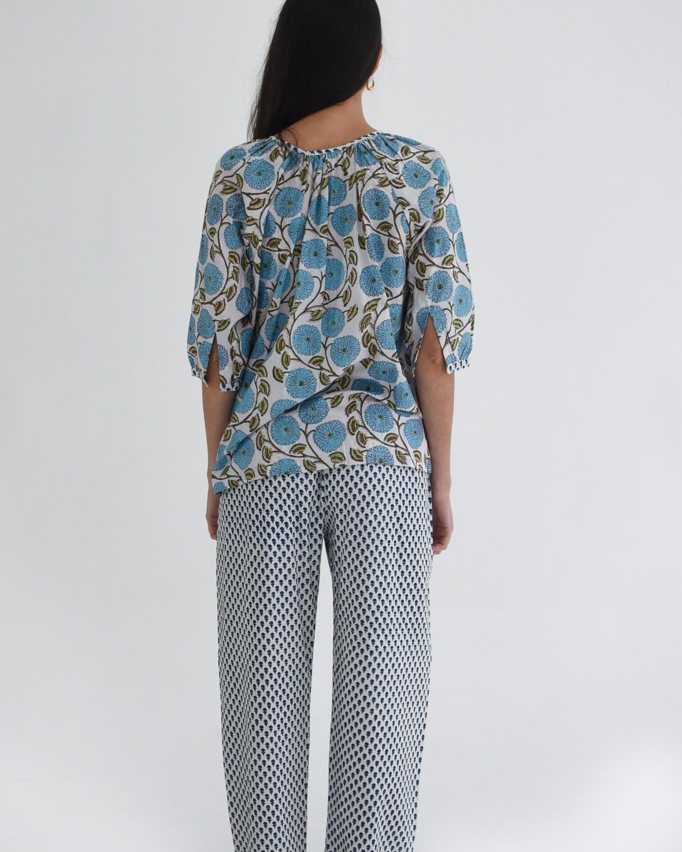French Pyjamas - Blue Rose - Gawjus New Zealand