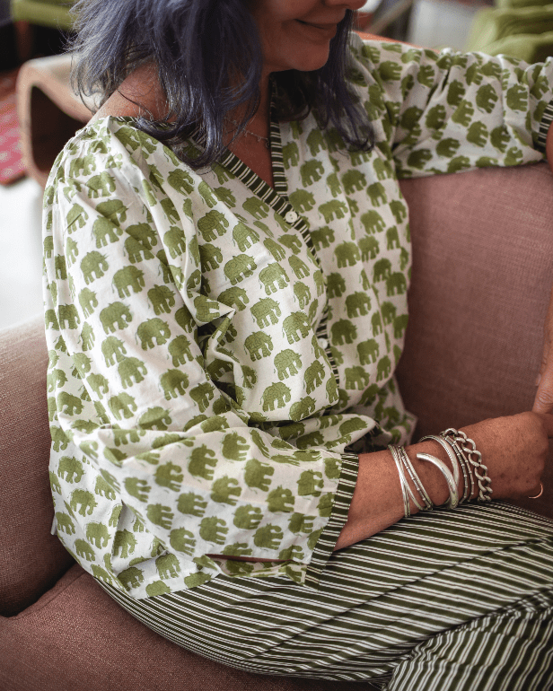 French Pyjamas - Ellie Stripe - Gawjus New Zealand