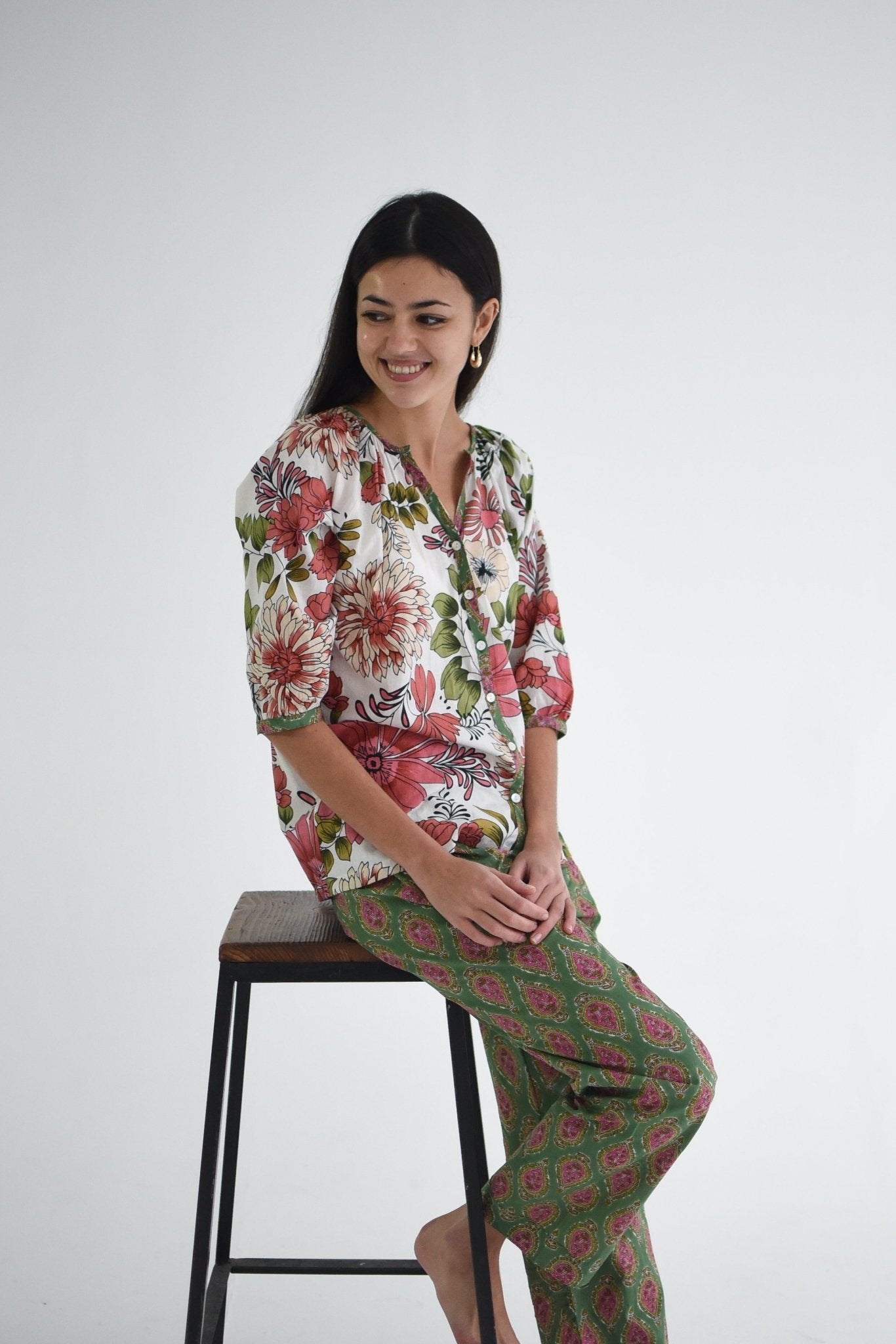 French Pyjamas - Pink Paisley - Gawjus New Zealand