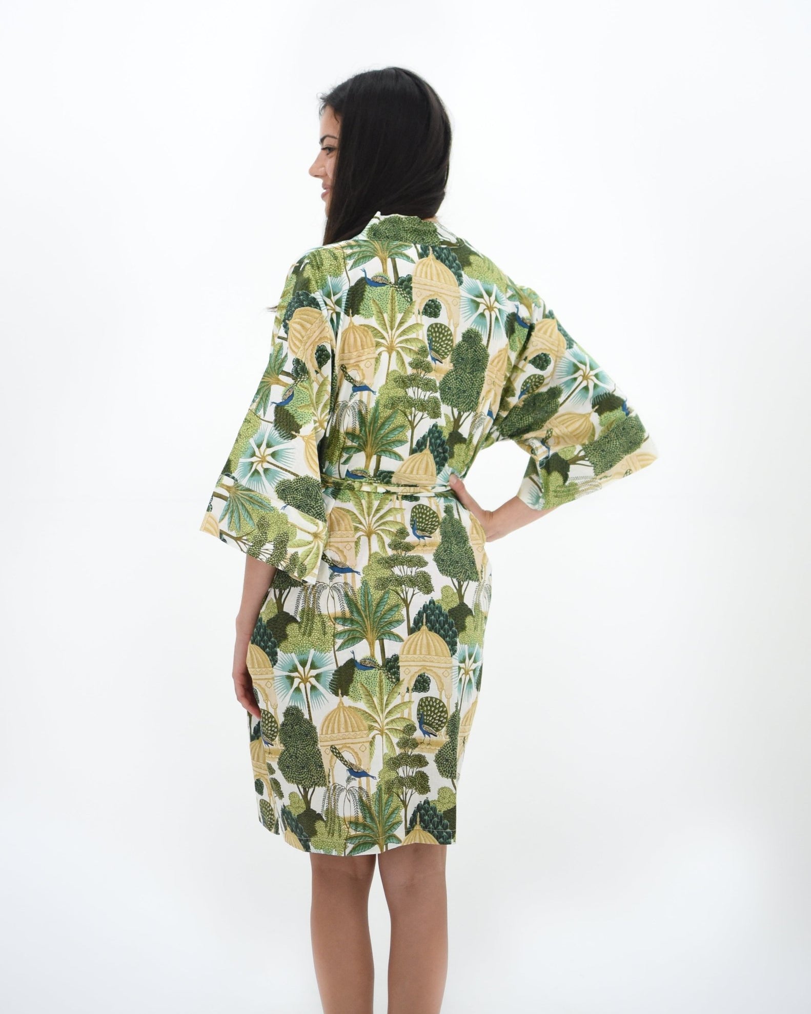 Green Raj Robe - Gawjus New Zealand