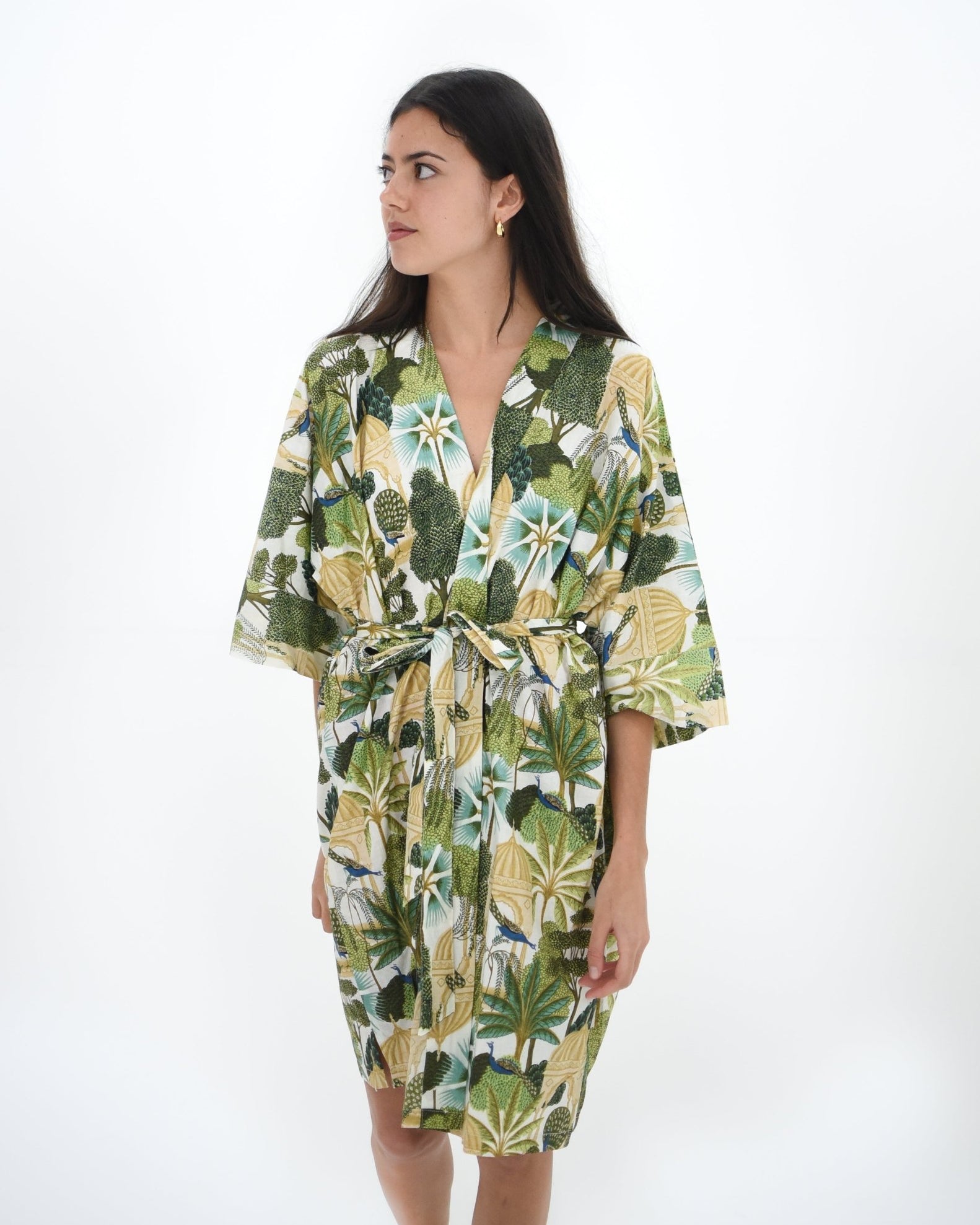 Green Raj Robe - Gawjus New Zealand