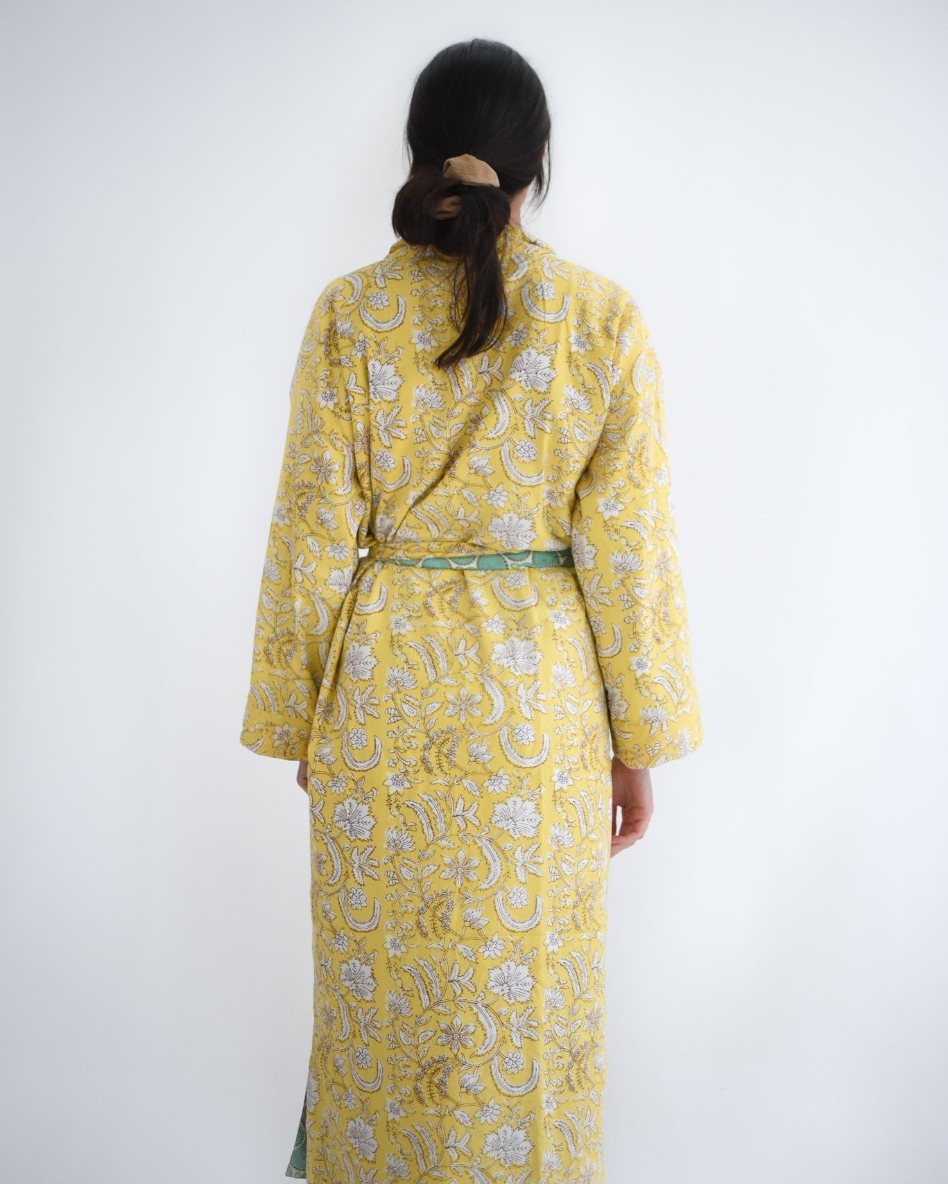 Happy Yellow Winter Robe - Gawjus New Zealand