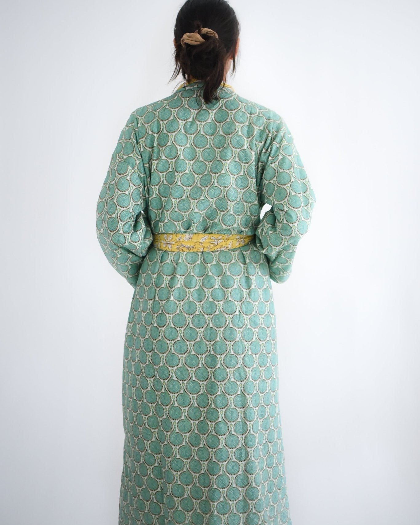 Happy Yellow Winter Robe - Gawjus New Zealand