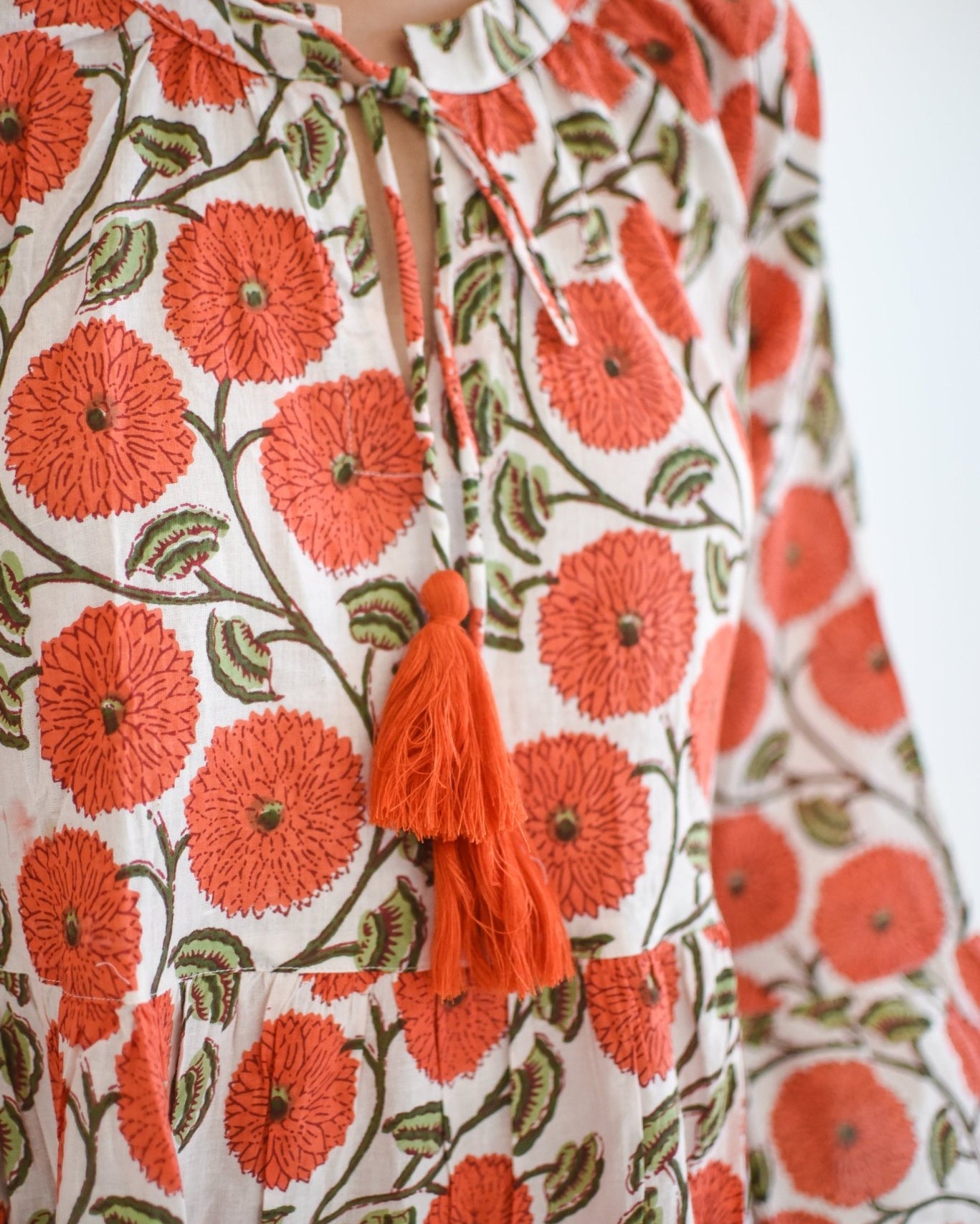 Karen Dress - Orange Fun - Gawjus New Zealand