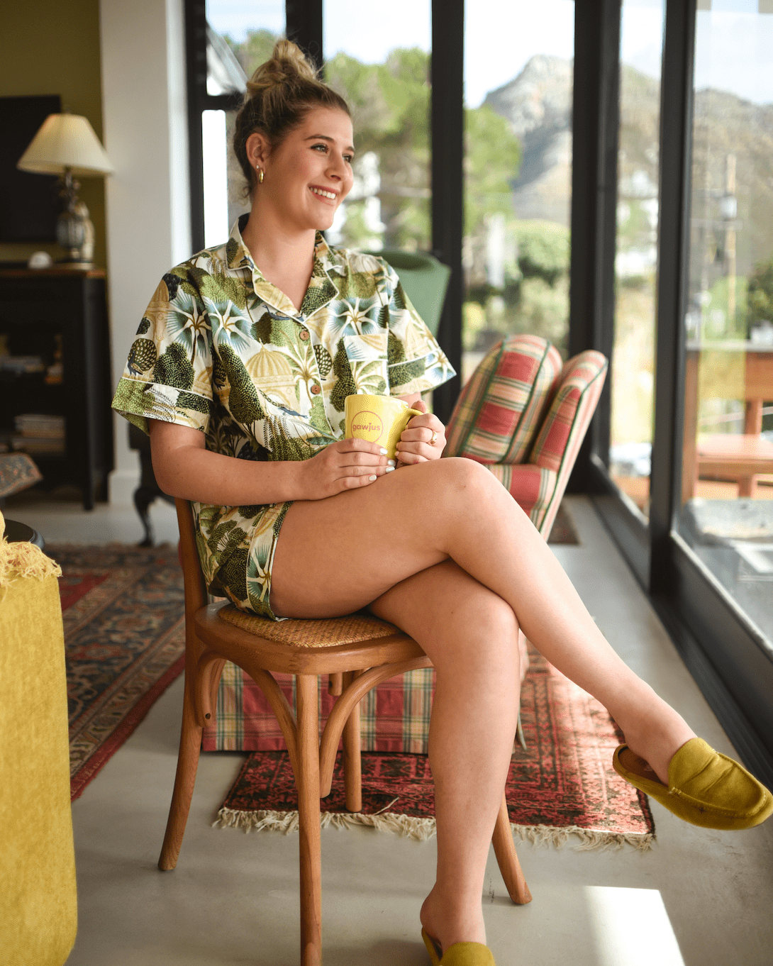 Shorty Pajamas - Green Raj - Gawjus New Zealand