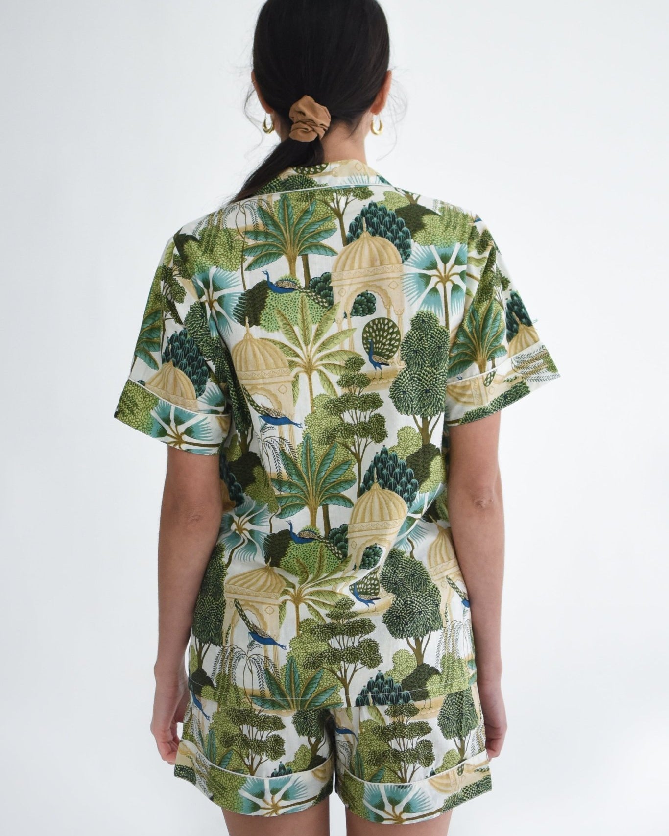 Shorty Pajamas - Green Raj - Gawjus New Zealand