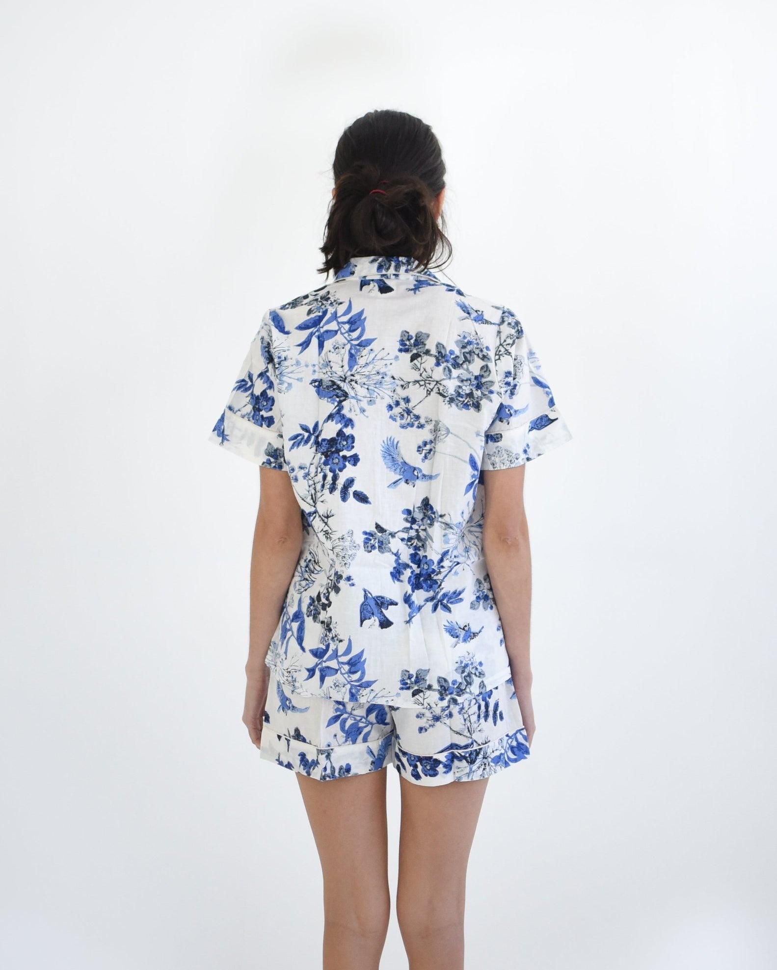 Shorty Pyjamas - Blue Bird - Gawjus New Zealand