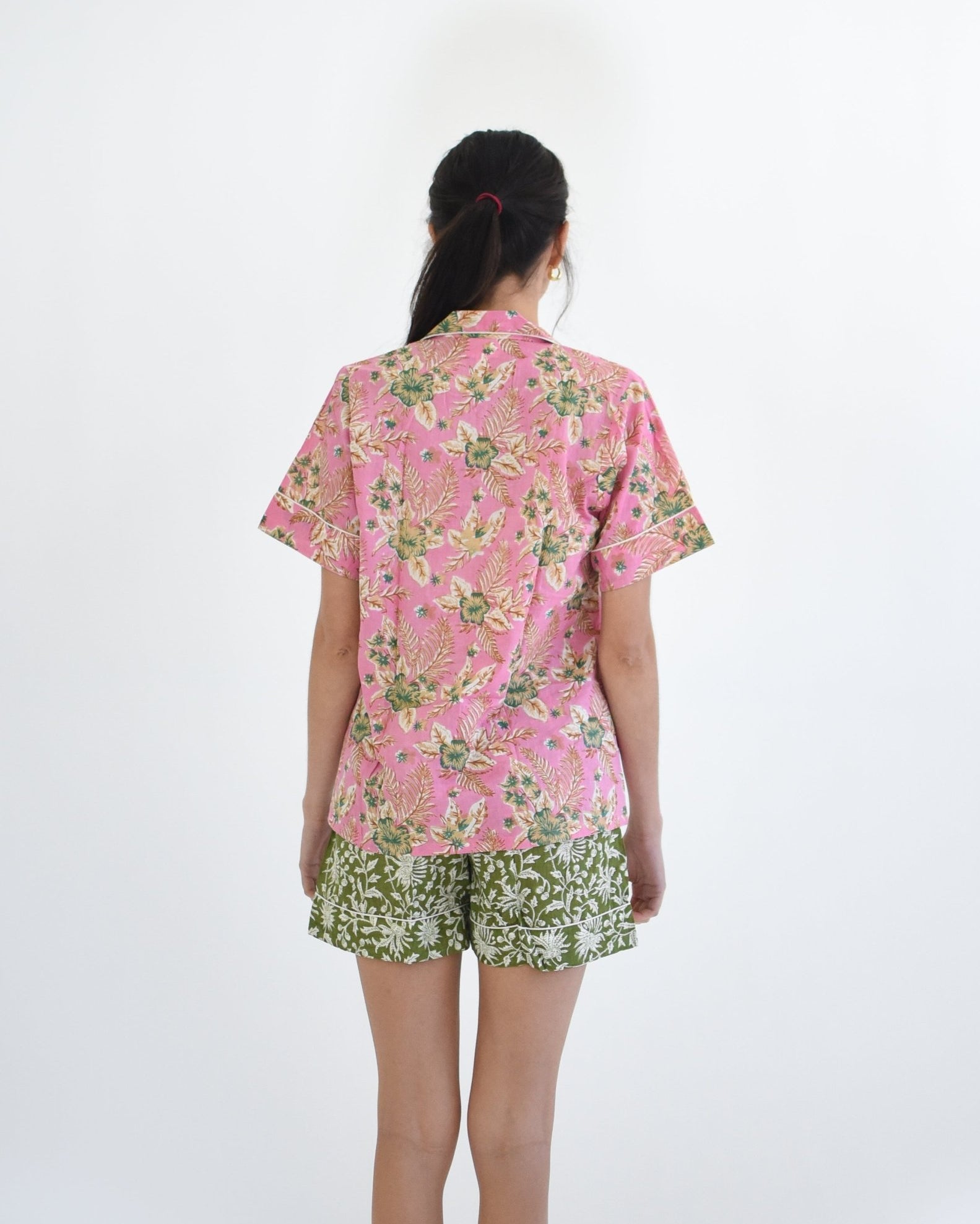 Shorty Pyjamas - Summer Pink - Gawjus New Zealand