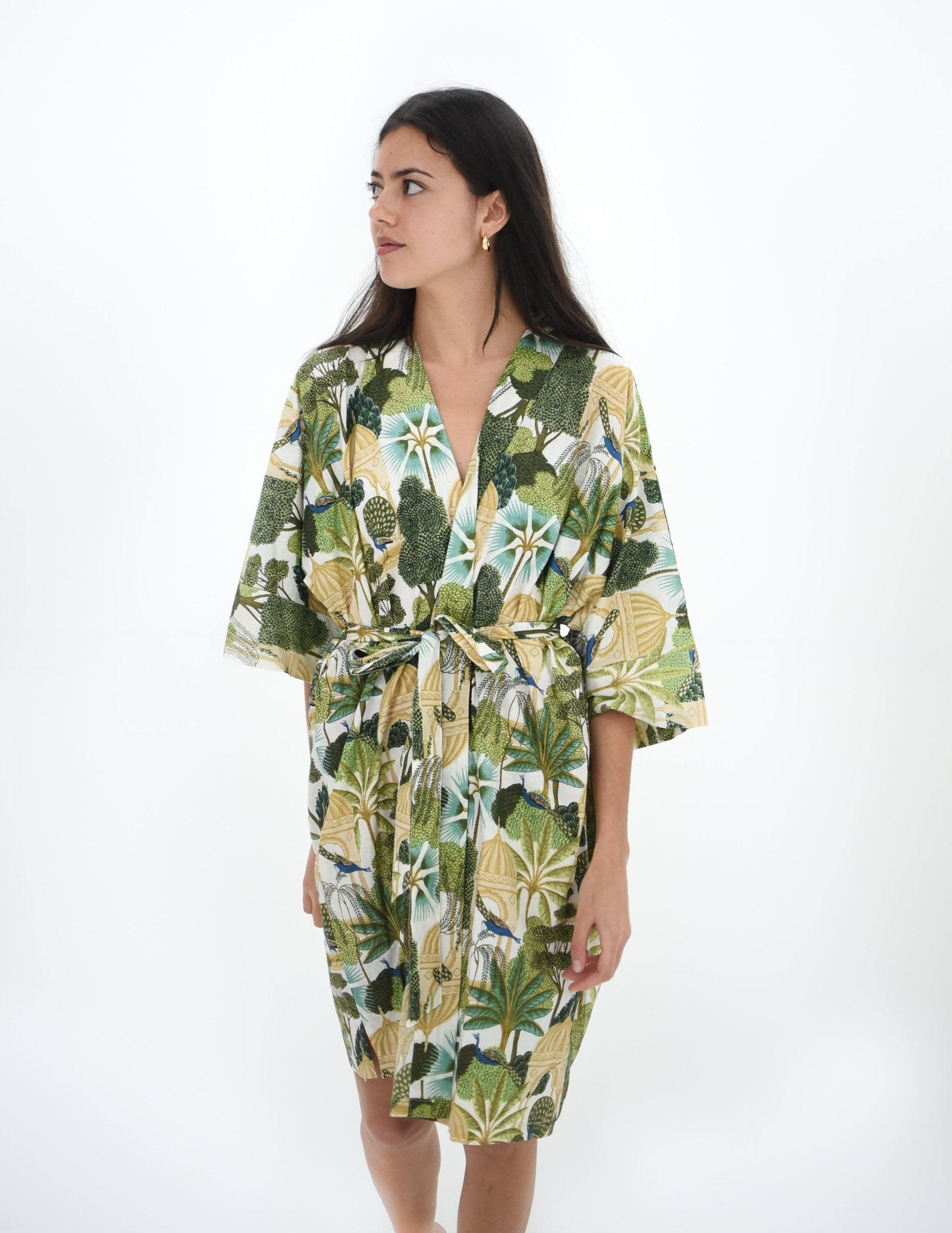 Green Raj Robe - Gawjus New Zealand