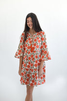 Karen Dress - Orange Fun - Gawjus New Zealand