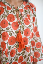 Karen Dress - Orange Fun - Gawjus New Zealand