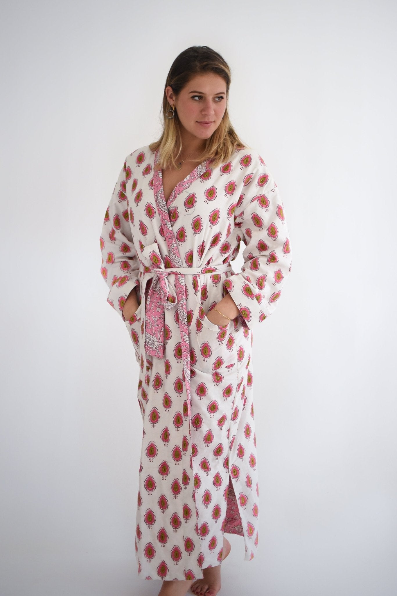 Pink Kiwi Winter Robe - Gawjus New Zealand